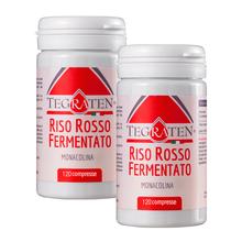 Tegraten Riso Rosso Fermentato Monacolina K 2,9 mg 120 Compresse da 500 mg | 2 confezioni