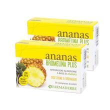 Ananas Bromelina Plus 2 Confezioni da 30 Compresse divisibili
