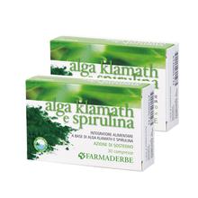 Farmaderbe Alga Klamath e Spirulina 30 Compresse 2 Confezioni