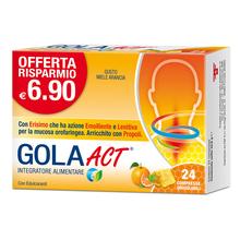 Gola Act - Gusto Miele e Arancia 24 Compresse Orosolubili